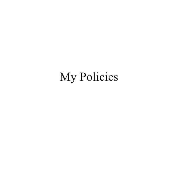 M Y   P O L I C I E S - Picture 1 of 1